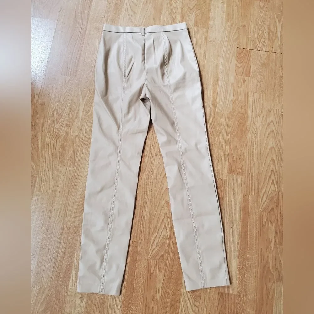 Jason Wu Faux Leather High Rise Skinny Pants sz Med=28×30